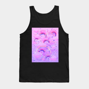 Clouds and rainbows 3 Tank Top